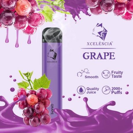 Gunnpod Grape flavor disposable vapes